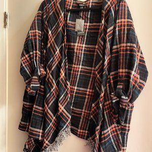 Brand New Torrid Size 3 Plaid Kimono